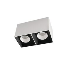 Denkirs DK3085-WB+WH Светильник накладной IP 20, 10 Вт, GU5.3, LED, бело-черный/белый, пластик