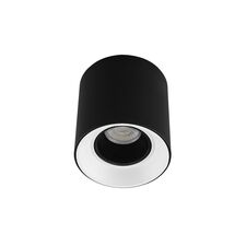 Denkirs DK3090-BW+BK Светильник накладной IP 20, 10 Вт, GU5.3, LED, черно-белый/черный, пластик