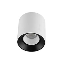 Denkirs DK3090-WB+WH Светильник накладной IP 20, 10 Вт, GU5.3, LED, бело-черный/белый, пластик