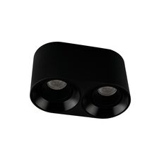 Denkirs DK3096-BK Светильник накладной IP 20, 10 Вт, GU5.3, LED, черный/черный, пластик