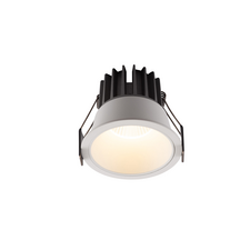 Denkirs DK4500-WH Встраиваемый светильник, IP 20, 12 Вт, LED 3000, белый, алюминий