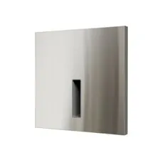 Denkirs DK1030-NI Светильник встраиваемый в стену, IP 20, LED 3000K, 3 Вт, никель, алюминий