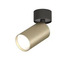 Denkirs DK2029-BG Светильник накладной IP 20, 15 Вт, GU10, матовое золото с черным, алюминий