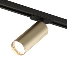Denkirs DK6202-BG Трековый светильник IP 20, 15 Вт, GU10, матовое золото с черным, алюминий