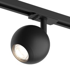 Denkirs DK6070-BK Трековый светильник IP 20, 15 Вт, GU10, черный, алюминий