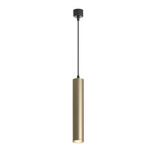 Denkirs DK4050-BG Подвесной светильник, IP 20, 15 Вт, GU10, матовое золото с черным, алюминий
