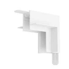 Denkirs TR2118-WH Угол стена-потолок встраиваемый под ГКЛ SMART, белый