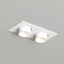 Denkirs DK3122-WH Встраиваемый светильник, IP20, до 15 Вт, LED, GU5,3, белый, пластик
