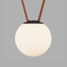 Denkirs DK5553-BK Cветильник для трека-ремня Belty, серия Orb, со светодиодом, D180*H181мм, 48V DC, 10W, RA90, 120°, 3000K, IP20, белый, акрил