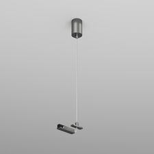 Denkirs TR5717-DN Подвод питания для подвесного монтажа трека SHINE BASE, 48V DC, IP20, 2м, темный никель, алюминий