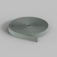 Denkirs TR5502-LG Гибкий трек-ремень Belty, серия Base, 20м, 48V DC, IP20, светло-серый, ткань, медь
