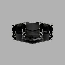Denkirs TR2026-BK Угловой элемент 90° трека SMART ONE, алюминий, черный