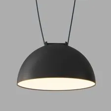 Denkirs DK5561-BK Cветильник для трека-ремня Belty, серия Flow со светодиодом, D220*H117мм, 48V DC, 24W, RA90, 120°, 3000K, IP20, черный, алюминий