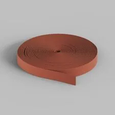 Denkirs TR5502-BR Гибкий трек-ремень Belty, серия Base, 20м, 48V DC, IP20, коричневый, ткань, медь