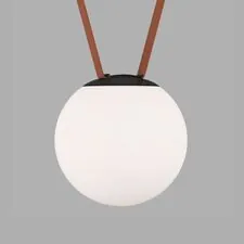 Denkirs DK5552-BK Cветильник для трека-ремня Belty, серия Orb, со светодиодом, D180*H181мм, 48V DC, 10W, RA90, 120°, 4000K, IP20, белый, акрил