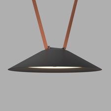 Denkirs DK5565-BK Cветильник для трека-ремня Belty, серия Flow, со светодиодом, D300*H71мм, 48V DC, 20W, RA90, 120°, 3000K, IP20, черный, алюминий
