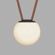 Denkirs DK5551-BK Cветильник для трека-ремня Belty, серия Orb, со светодиодом, D150*H147мм, 48V DC, 10W, RA90, 120°, 3000K, IP20, белый, акрил
