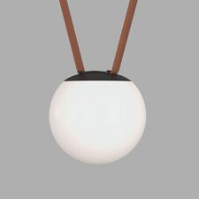 Denkirs DK5550-BK Cветильник для трека-ремня Belty, серия Orb, со светодиодом, D150*H147мм, 48V DC, 10W, RA90, 120°, 4000K, IP20, белый, акрил