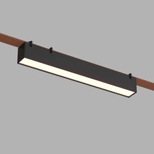 Denkirs DK5574-BK Cветильник для трека-ремня Belty, серия Linear, со светодиодом, L323*W40*H45мм, 48V DC, 12W, RA90, 120°, 4000K, IP20, черный, алюминий