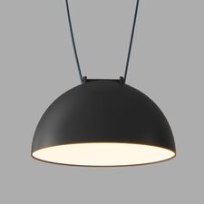 Denkirs DK5561-BK Cветильник для трека-ремня Belty, серия Flow со светодиодом, D220*H117мм, 48V DC, 24W, RA90, 120°, 3000K, IP20, черный, алюминий