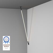 Denkirs DK7502-BK Cветильник-трос в оплетке FLEX со светодиодом 2м 24V DC 35W 360° 3000К IP20 черный