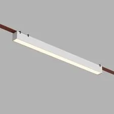 Denkirs DK5577-WH Cветильник для трека-ремня Belty, серия Linear, со светодиодом, L642*W40*H45мм, 48V DC, 24W, RA90, 120°, 3000K, IP20, белый, алюминий
