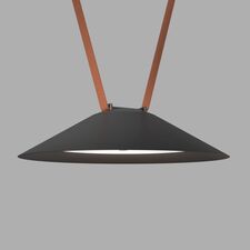 Denkirs DK5564-BK Cветильник для трека-ремня Belty, серия Flow, со светодиодом, D300*H71мм, 48V DC, 20W, RA90, 120°, 4000K, IP20, черный, алюминий