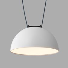 Denkirs DK5561-WH+BK Cветильник для трека-ремня Belty, серия Flow, со светодиодом, D220*H117мм, 48V DC, 24W, RA90, 120°, 3000K, IP20, белый с черным, алюминий