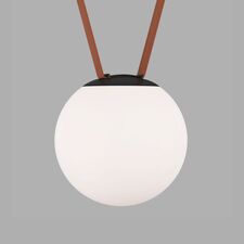Denkirs DK5552-BK Cветильник для трека-ремня Belty, серия Orb, со светодиодом, D180*H181мм, 48V DC, 10W, RA90, 120°, 4000K, IP20, белый, акрил