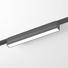 Denkirs DK5330-BK Светильник для трека Air, серия Linear 4000 со светодиодом, L230*W26*H36мм, 48V DC, 9W, RA?90, 120°, 4000K, IP20, черный, алюминий