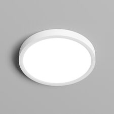 Denkirs DK6520-WH Накладной светильник THIN, IP40, 18W, 3000K/4000K/6500K, переключатель цветовой температуры на корпусе, белый, полимер
