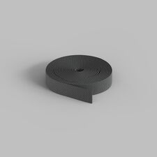 Denkirs TR5500-DG Гибкий трек-ремень Belty, серия Base, 5м, 48V DC, IP20, тёмно-серый, ткань, медь