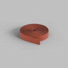 Denkirs TR5500-BR Гибкий трек-ремень Belty, серия Base, 5м, 48V DC, IP20, коричневый, ткань, медь