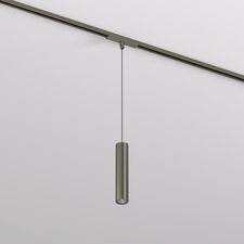 Denkirs DK5744-DN Светильник для трека SHINE SPOT со светодиодом, D40*H200 кабель 1500мм, 48V DC, 8W, RA?90, 3000K, IP20, темный никель, алюминий