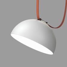 Denkirs DK5562-WH+BK Cветильник для трека-ремня Belty, серия Flow со светодиодом, D300*H171мм, 48V DC, 28W, RA90, 120°, 4000K, IP20, белый с черным, алюминий