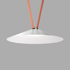 Denkirs DK5568-WH+BK Cветильник для трека-ремня Belty, серия Flow, со светодиодом, D600*H122мм, 48V DC, 24W, RA90, 120°, 4000K, IP20, белый с черным, алюминий