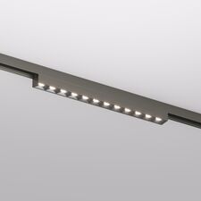 Denkirs DK5771-DN Светильник для трека SHINE GRILL со светодиодом, L231*W19*H27, 48V DC, 10W, RA?90, 3000K, IP20, темный никель, алюминий