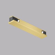 Denkirs TR5722-SB Электрический коннектор прямой для трека SHINE BASE, 48V DC, IP20, сатинированная латунь, алюминий