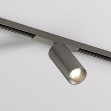 Denkirs DK5741-DN Светильник для трека SHINE SPOT со светодиодом, D45*H100, 48V DC, 10W, RA?90, 3000K, IP20, темный никель, алюминий