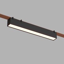 Denkirs DK5674-BK Cветильник для трека-ремня Belty Smart, серия Linear, со светодиодом, L323*W40*H45мм, 48V DC, 12W, RA90, 120°, 2700-6500K, IP20, черный, алюминий
