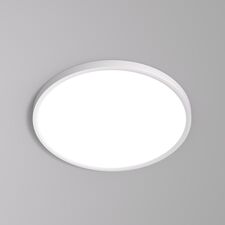 Denkirs DK6522-WH Накладной светильник THIN, IP40, 36W, 3000K/4000K/6500K, переключатель цветовой температуры на корпусе, белый, полимер