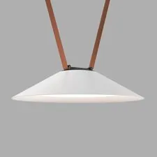 Denkirs DK5664-WH+BK Cветильник для трека-ремня Belty Smart, серия Flow, со светодиодом, D300*H71мм, 48V DC, 20W, RA90, 120°, 2700-6500K, IP20, белый с черным, алюминий
