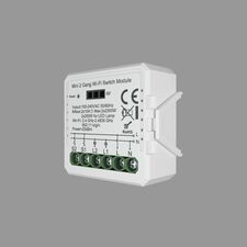 Denkirs RL1002-SM Двухканальное Wi-Fi реле-выключатель 2 x 2300 Вт / 2 x 250 Вт для LED