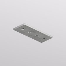 Denkirs TR5730-AL Соединительная пластина трека, для трека Shine, серия Base, алюминий