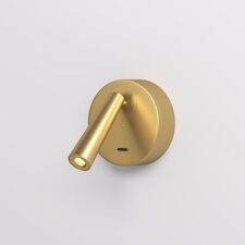 Denkirs DK5072-SB Бра SHINE WALL со светодиодом, D104*H68, IP20, 3000К, 3W, RA?90, сатинированная латунь, алюминий