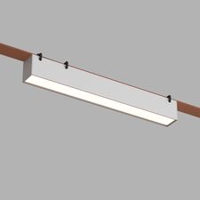Denkirs DK5674-WH Cветильник для трека-ремня Belty Smart, серия Linear, со светодиодом, L323*W40*H45мм, 48V DC, 12W, RA90, 120°, 2700-6500K, IP20, белый, алюминий