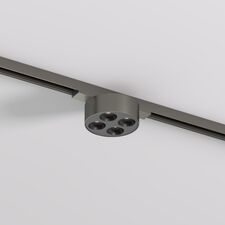 Denkirs DK5772-DN Светильник для трека SHINE GRILL со светодиодом, D74*H28, 48V DC, 6W, RA?90, 3000K, IP20, темный никель, алюминий