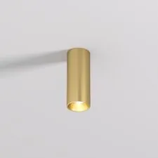 Denkirs DK2615-SB Накладной светильник SHINE TUBE со светодиодом, D45*H115, IP20, 3000К, 7W, RA?90, сатинированная латунь, алюминий
