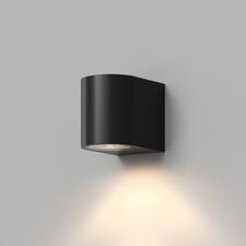Denkirs DK9790-BK Настенный уличный светильник NARVIK, IP44, GU10 LED, до 15 Вт, черный, алюминий