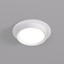 Denkirs DK2090-WH Встраиваемый светильник FLAT, IP 20, до 15 Вт, GX53, LED, белый, алюминий